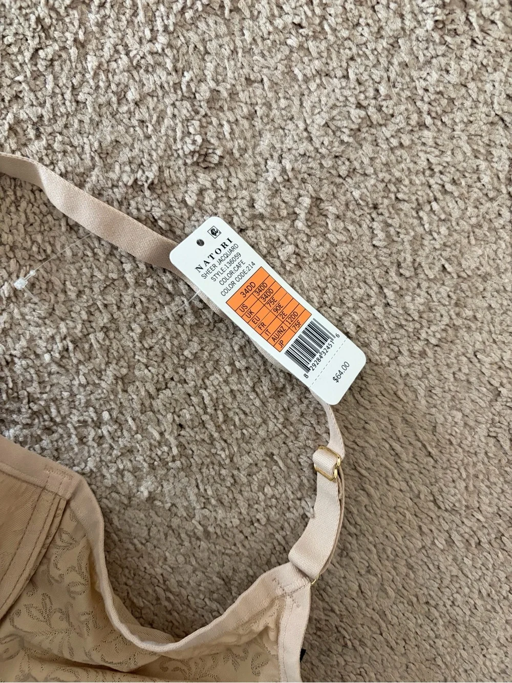 NWT Natori Bra - Smooth Support with underwire 34DD